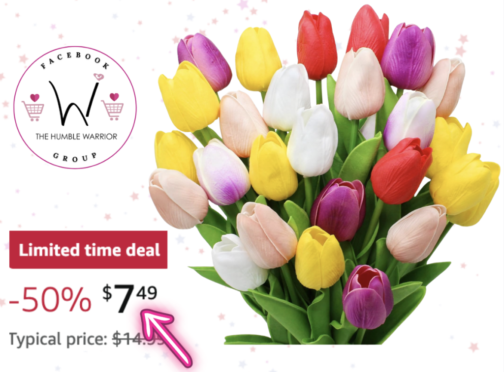 28-pack of Artificial Tulip Stems!